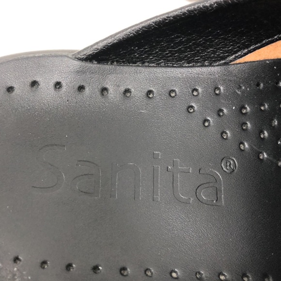 Sanita Danish Mule Brown Leather Clog Made in Poland Size 41 Size 10 - Picture 8 of 9